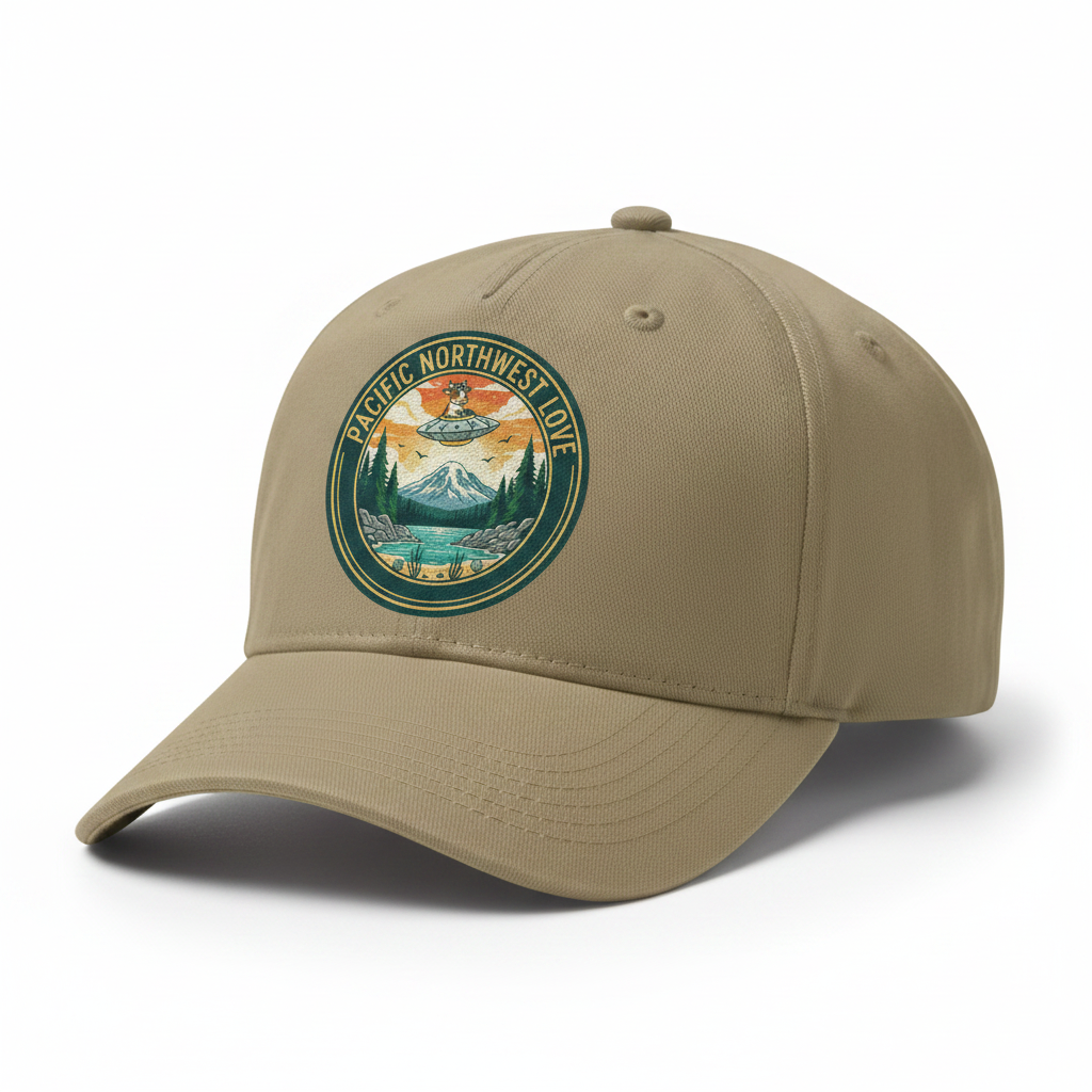 Tan khaki hat - Pacific Northwest Love